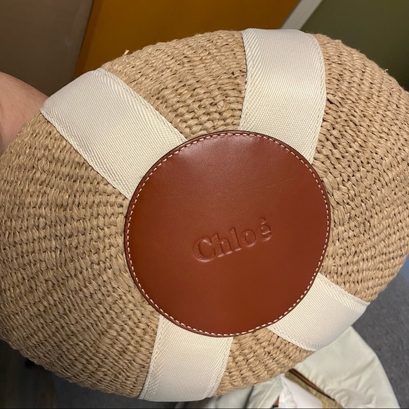 SOLD! Chloe Large Woody Basket Bag - Picture 4 of 8